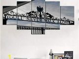 Football Stadium Wall Murals Amazon for Living Room Wall Art 5 Panel Canvas Gate Of