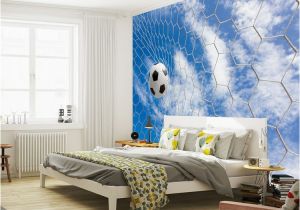 Football Wall Mural Wallpaper Us $16 73 Off Football & Blue Sky Photo Wallpaper soccer 3d Wall Mural Custom Silk Wallpaper Art Painting Room Decor Children Room Bedroom W