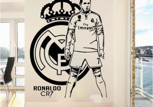 Football Wall Murals for Kids Cristiano Ronaldo Football Players Wall Sticker Kids Room Bedroom