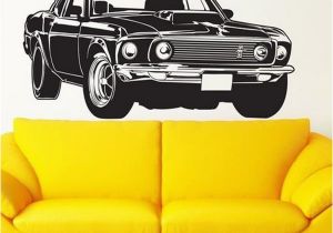 Ford Mustang Wall Mural 13 23day Delivery ford Mustang Racing Car Wall Sticker Living Room Home Decoration Creative Decal Diy Mural Wall Art