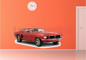 Ford Mustang Wall Mural Car Art ford Mustang Wall Decal