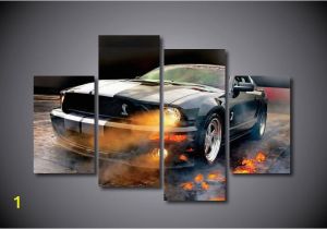 Ford Mustang Wall Mural Hd Printed ford Mustang Shelby Painting On Canvas Room