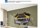 Ford Mustang Wall Mural Nice ford 2017 1969 ford Mustang Boss 302 Through Wall Wall