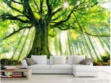 Forest Wall Decal Mural Select Size Wallpaper Wall Mural for Home Office