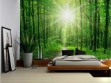 Forest Wall Decal Mural Wall26 Sun Shining On A Hidden Trail In A forest Wall