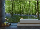 Forest Woodland Wall Murals Bluebell forest 12 X 8 3 66m X 2 44m Murals and Decals
