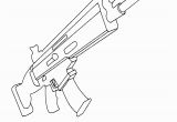 Fortnite Scar Coloring Page Scar fortnite Coloring Page