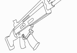 Fortnite Scar Coloring Page Scar fortnite Coloring Page