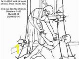 Four Friends Help A Paralyzed Man Coloring Pages 35 Best Jesus Heals the Paralytic Man Images On Pinterest