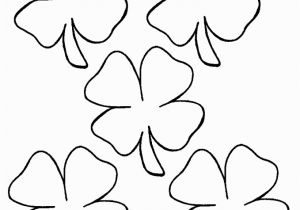 Four Leaf Clover Coloring Pages Printable 4 Leaf Clover Coloring Page Coloring Home