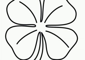 Four Leaf Clover Coloring Pages Printable Four Leaf Clover Coloring Pages Best Coloring Pages for Kids
