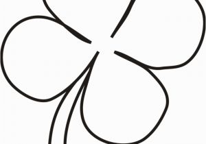 Four Leaf Clover Coloring Pages Printable Four Leaf Clover Coloring Pages Best Coloring Pages for Kids