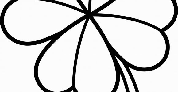 Four Leaf Clover Coloring Pages Printable Four Leaf Clover Coloring Pages Best Coloring Pages for Kids