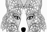 Fox Mandala Coloring Pages Coloring Page Beutiful Fox Head Free to Print