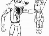 Foxy Five Nights at Freddy S Coloring Pages Fnaf Foxy Coloring Pages at Getcolorings