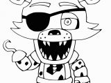 Foxy Five Nights at Freddy S Coloring Pages Foxy Fnaf Coloring Pages Printable