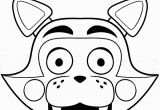 Foxy Five Nights at Freddy S Coloring Pages Nightmare Feddy Free Coloring Pages