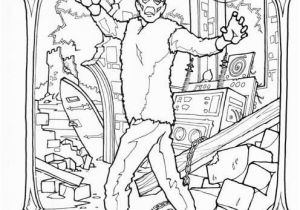 Frankenstein Head Coloring Pages Frankenstein Coloring Page