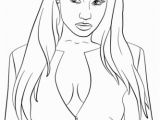 Freak the Mighty Coloring Pages Nicki Minaj Coloring Page Ausmalbilder Portrait