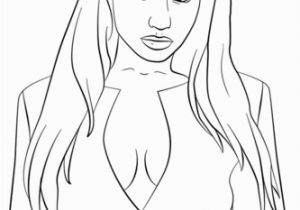 Freak the Mighty Coloring Pages Nicki Minaj Coloring Page Ausmalbilder Portrait