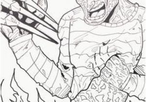Freddy Krueger Coloring Pages Printable Freddy Krueger Coloring Page Adult Coloring Horror