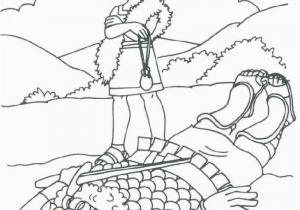 Free Bible Coloring Pages David and Goliath David and Goliath Coloring Page Activity
