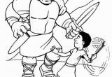 Free Bible Coloring Pages David and Goliath David and Goliath Coloring Pages to and Print for