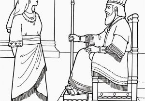 Free Bible Coloring Pages Queen Esther 32 Queen Esther Coloring Page In 2020