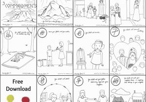 Free Bible Coloring Pages Ten Commandments 10 Mandments Coloring Book [free Printable Pdf] Pages