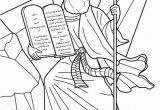 Free Bible Coloring Pages Ten Commandments Moses Receives the Ten Mandments Bible Coloring Page