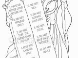Free Bible Coloring Pages Ten Commandments the Ten Mandments Memory Coloring Collection Includes