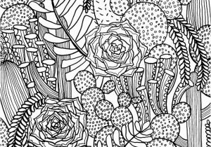 Free Cactus Coloring Pages Free Succulent Coloring Page From Alisaburke