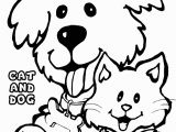 Free Cat and Dog Coloring Pages Cat and Dog Coloring Pages