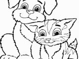 Free Cat and Dog Coloring Pages Cat and Dog Coloring Pages