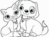 Free Cat and Dog Coloring Pages Dog and Cat Coloring Pages Printable at Getcolorings