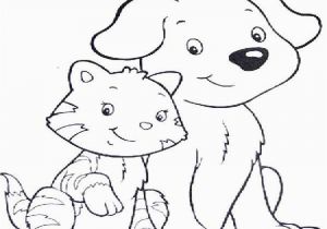 Free Cat and Dog Coloring Pages Dog and Cat Drawing at Getdrawings