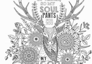 Free Christian Coloring Pages for Adults Coloring Page From the Psalms In Color