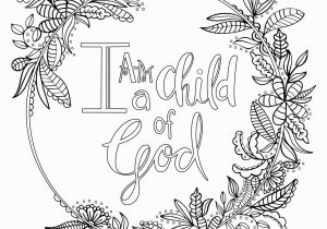 Free Christian Coloring Pages for Kids Free Coloring Page I Am A Child Of God Christian