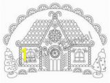 Free Christmas Coloring Pages Gingerbread House Printable Gingerbread House Coloring Pages for Kids