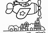 Free Coloring Page Hello Kitty Hello Kitty On Airplain – Coloring Pages for Kids