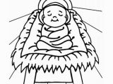 Free Coloring Pages Baby Jesus In A Manger Baby Jesus In A Manger Cliparts