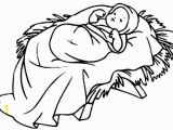 Free Coloring Pages Baby Jesus In A Manger Baby Jesus In A Manger Cliparts