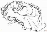 Free Coloring Pages Baby Jesus In A Manger Baby Jesus In A Manger Coloring Page