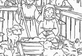 Free Coloring Pages Baby Jesus In A Manger Nativity Baby Jesus In A Manger Coloring Page Kids