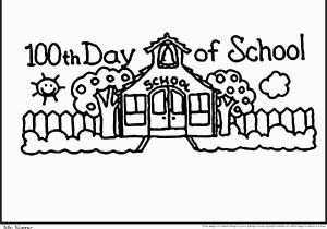 Free Coloring Pages for 100th Day Of School 100th Day School Coloring Pages Free Coloring Home