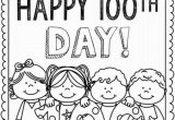 Free Coloring Pages for 100th Day Of School Free Printable 100 Days School Coloring Pages – Scribblefun