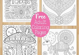 Free Coloring Pages for Adults Printable Hard to Color Free Coloring Pages — Thaneeya