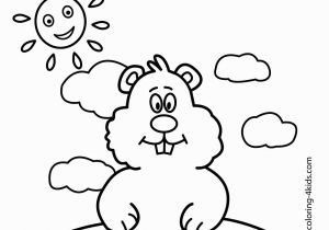 Free Coloring Pages for Groundhog Day Free Groundhog Day Printables Kindergarten New Groundhog Day