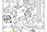 Free Coloring Pages for Vacation Bible School God Made the Animals Coloring Page
