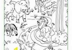 Free Coloring Pages for Vacation Bible School God Made the Animals Coloring Page